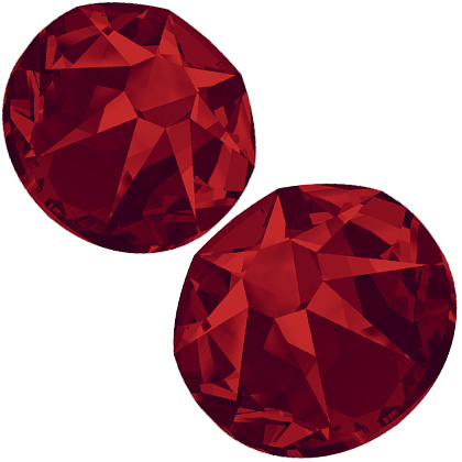 72 Swarovski Strasssteine SS16 Light Siam (227) 2078 HotFix